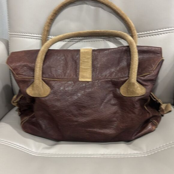 JJ Winters Brown Leather Shoulder Bag - Picture 2 of 6
